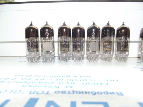 TESTED! 7 X 6E6P-E Audiophile tetrodes tubes. 1987. NEW. LOT OF 7