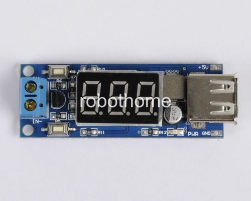 Dc-dc step down power module led display with 5v usb charger brand new for sale