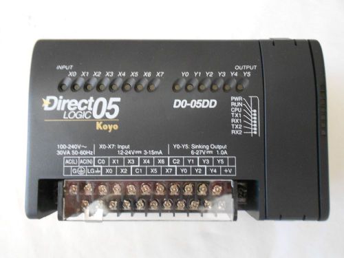 D0-05dd  8 dc in / 6 dc out micro plc w/ac p/s for sale