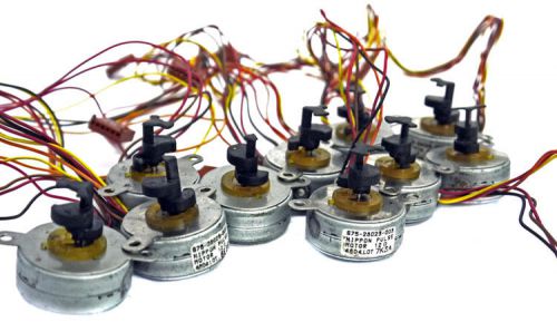 10x npm pf35t-48d4 nippon pulse rotary tin can stepper unipolar motor 12? ohm for sale