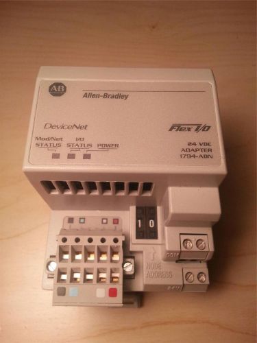 Allen bradley 1794-adn flex i/o devicenet adapter module 24 vdc for sale