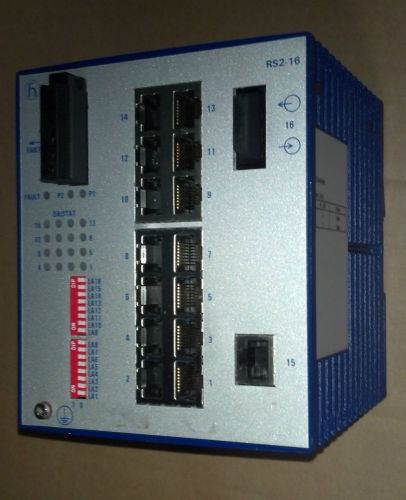 Hirschmann RS2-16 1MM SC Ethernet Rail Switch - Used