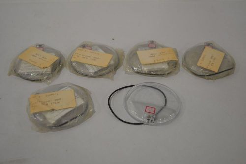 LOT 6 NEW DWYER 1-000-17-00 4IN PLASTIC GAUGE FACE COVER D301849