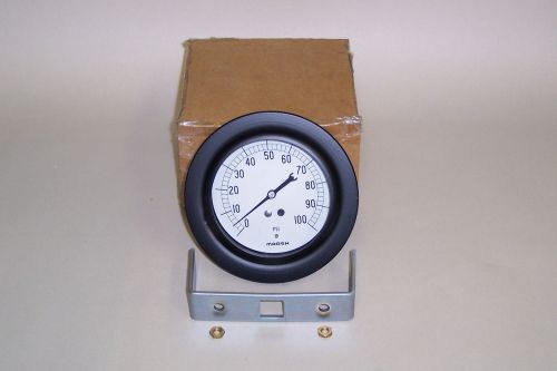 Marsh 0-100 psi pressure gauge, pn 6-144 for sale