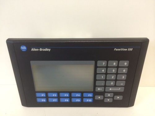 Guaranteed allen-bradley panelview 550 operator interface 2711-b5a2 ser.a for sale