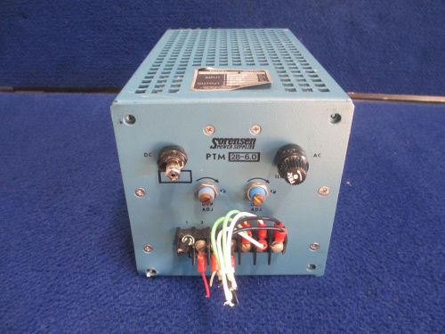 #m229 sorensen ptm 28-6.0 power supply for sale