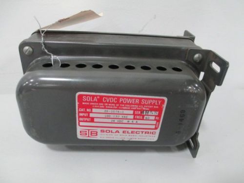 New sola 28-1024-1 cvdc power supply 2k 100-130v-ac 24v-dc 6a amp d257104 for sale