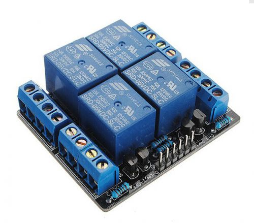 5V 4 Channel Relay Module BEST US Switch Board For Arduino PIC ARM AVR DSP PLC
