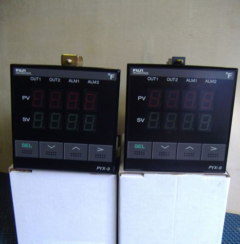 Fuji pyx9meb1-221yf temperature controller, lot of 2 for sale