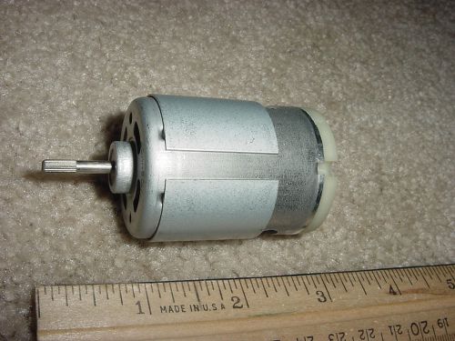 Small dc electric motor  13.6 vdc, 3 amp, 6,290 rpm m31 for sale