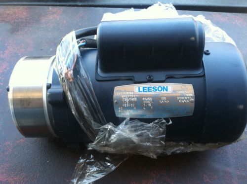 Leeson 1/2 hp motor (1725/1425 rpm) 208-230 volt (1 phase) frame rs56cz for sale