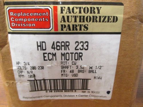 Genteq ECM Motor, PN-HD46AR233 Model No 5SME39NXL082C