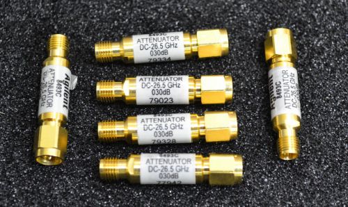 Agilent keysight 8493c attenuator dc-26.5ghz, 30db, 3.5mm, six available good for sale