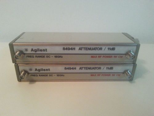 HP Agilent 8494H Programmable step Attenuator 0-11dB DC-18GHz opt002 SMA