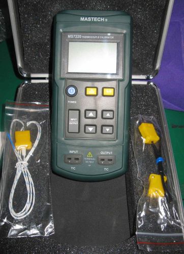 Thermocouple calibrator simulate j k t e n r s b source -10mv to 75mv ms7220 for sale