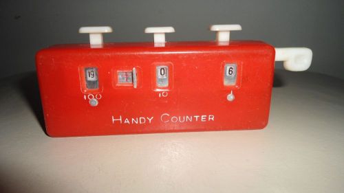 VINTAGE HANDY COUNTER RED MADE IN HONG KONG