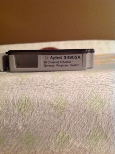 Agilent 34903a. 20 channel actuator switch