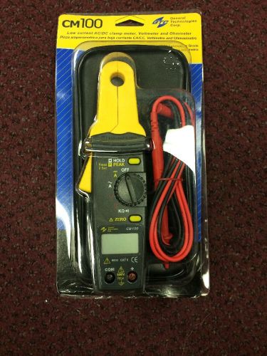 GTC CM100 Low Current AC/DC Clamp Meter, Voltmeter, and Ohmmeter
