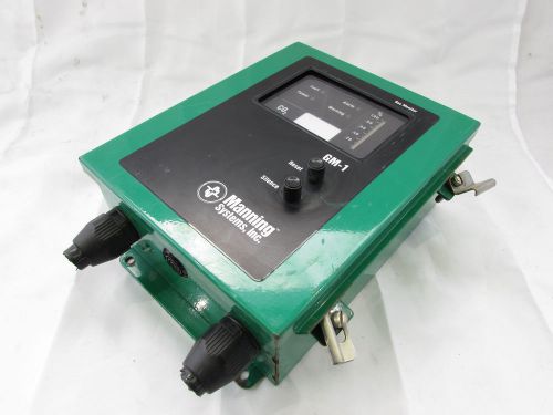 Manning systems gm-1 gas monitor 1a 120vac 60hz **xlnt** for sale