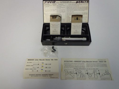 Vintage Bacharach Monoxor Carbon Monoxide Detector Model CXD PART# 19-7021