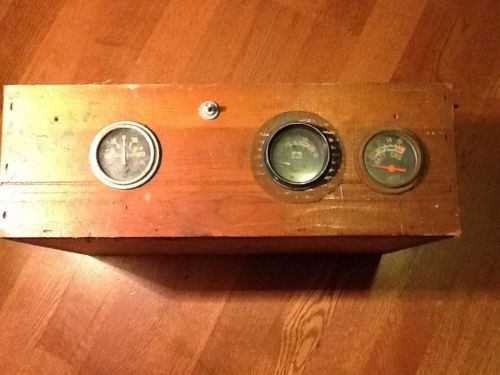 super nice. vintage wooden handmade amperes voltage battery tester