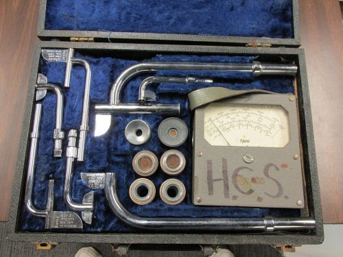 Vintag Alnor Velometer with Case and Instruction Manual Appears complete