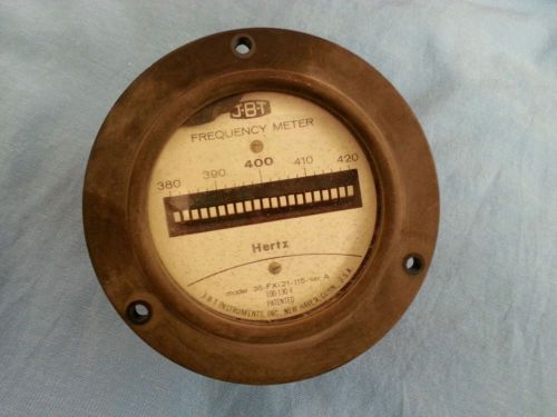 JBT Frequency Meter Model 36-FX-21-115 Series A