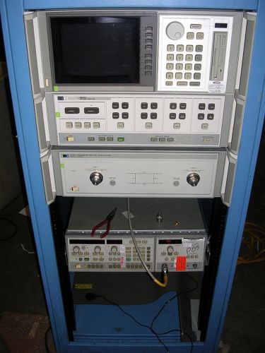 Hp 8510c network analyzer w/8515a s-parameter test set 26.5 ghz tested good for sale