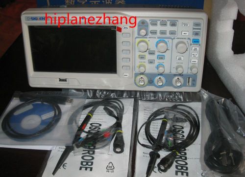 Digital 70mhz oscilloscope 2channels 1gs/s usb 110-240v 7&#039;&#039; tft lcd sds1072cnl for sale
