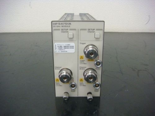 Hp 54751a 20ghz 2ch plug-in for sale