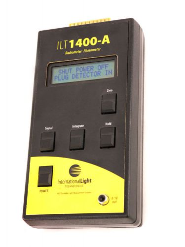 Ilt 1400-a radiometer photometer international light technologies ilt1400a for sale