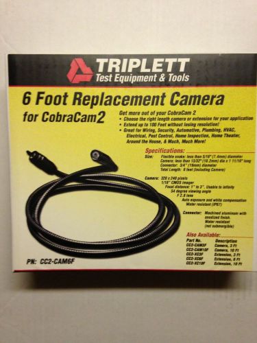 Triplett CC2-CAM6F 6 Foot Replacement Camera for CobraCam2 -NEW