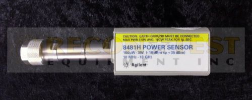 Agilent / hp / keysight 8481h power sensor, 10 mhz to 18 ghz, 100 µw to 3 w for sale