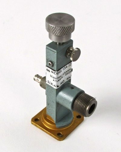 Scientific Atlanta SA 13A-12 Tunable Waveguide Mixer - WR-62, 12.4 to 18 GHz