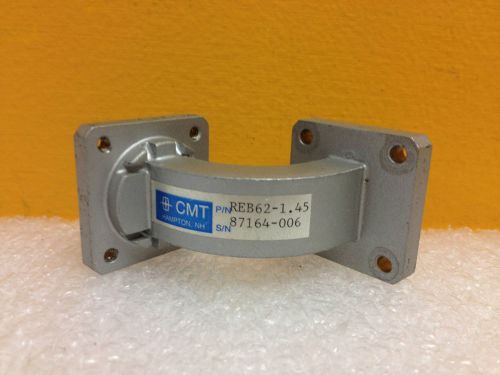 Continental Microwave (CMT) REB62-1.45 (WR-62) 12.4 to 18 GHz, Waveguide E-Bend