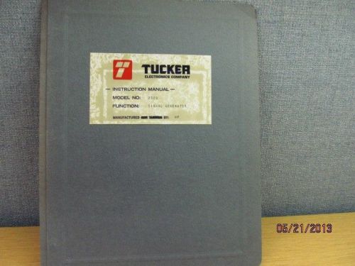 Agilent/hp 202-d frequency modulated signal generator operating instructions/sc for sale
