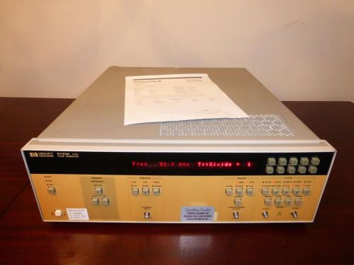 Agilent HP 8133A 33MHz to 3GHz Pulse / Timing Generator w/ Opt 001 - CALIBRATED!
