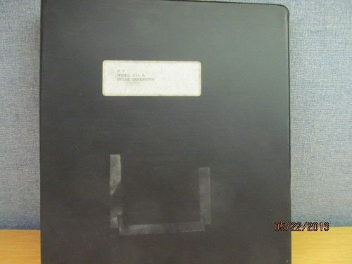 Agilent/hp 214a pulse generator operating and service manual w/schematics s#632- for sale