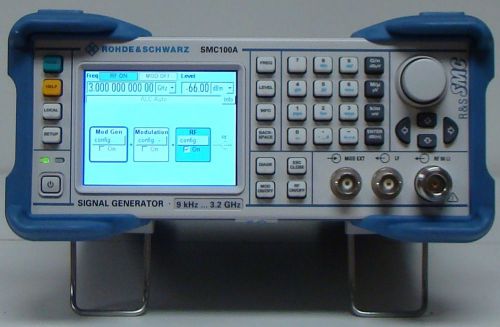 Rohde &amp; Schwarz SMC100A 9 kHz to 3.2 GHz RF Signal Generator WARRANTY