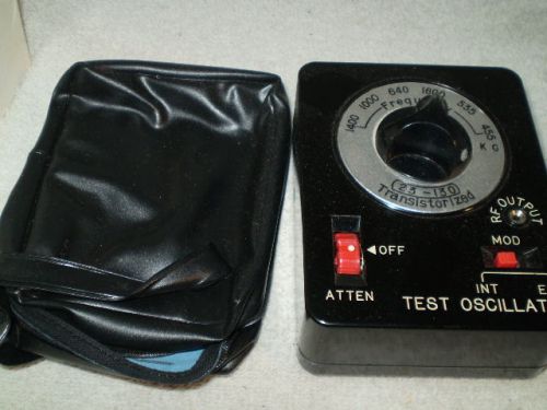 test equipment miniature transistorized test oscillator model 23-130 C I C O
