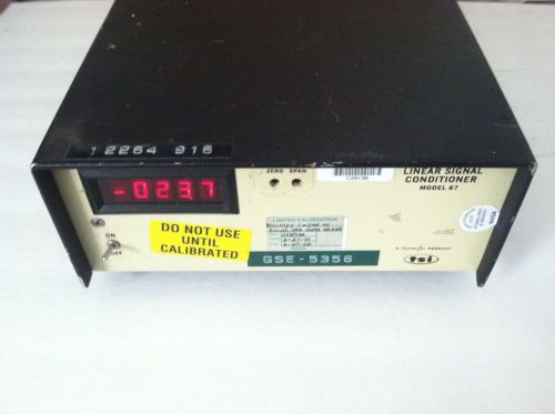 Linear signal conditioner, model 67, range 0-200 nasa, tsi co. for sale