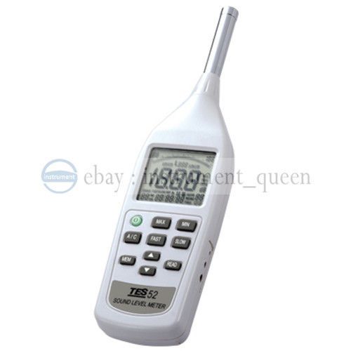 TES-52A Sound Level Meter Range from 30 to 130dB !!NEW!!