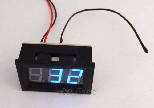Digital Blue LED -30°c~+70°c Thermometer DC5-30V Temperature Panel Meter
