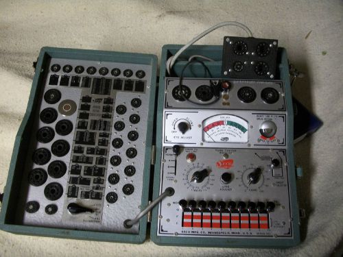 SECO MODEL 107 TUBE TESTER  AND MANUAL EXCELLENT CONDITION