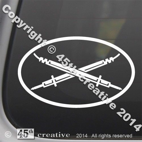 Electrician Oval Decal - electrical multi meter needle leads emblem logo sticker