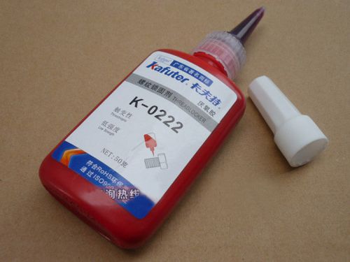 50ml bottles threadlocker thread locker adhesive glue prevent oxidation k-0222 for sale