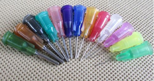55pcs 11 kinds dispensing needle tip for liquid dispenser adhesive glue syringe for sale