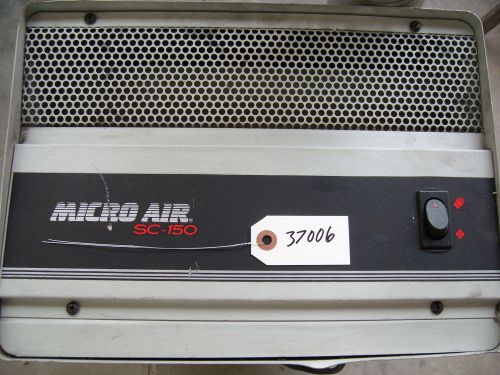MICROAIR MODEL SC 150 COMMERCIAL INDUSTRIAL AIR CLEANER