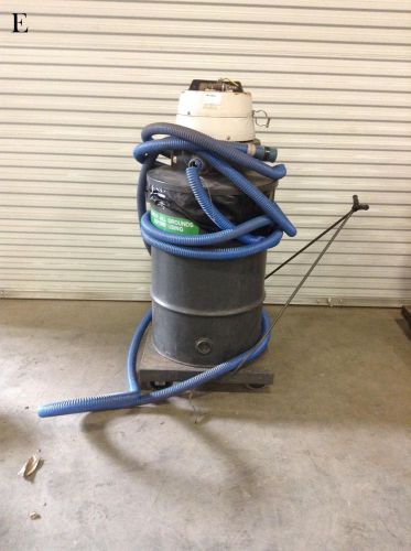 Minuteman 700015 air pneumatic shop industrial vacuum w/ 55 gallon drum 42 cfm for sale