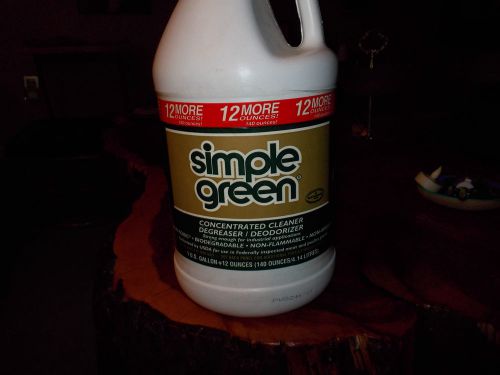 SIMPLE GREEN CONCENTRATED CLEANER DEGREASER/DEODORIZER 140 OUNCES